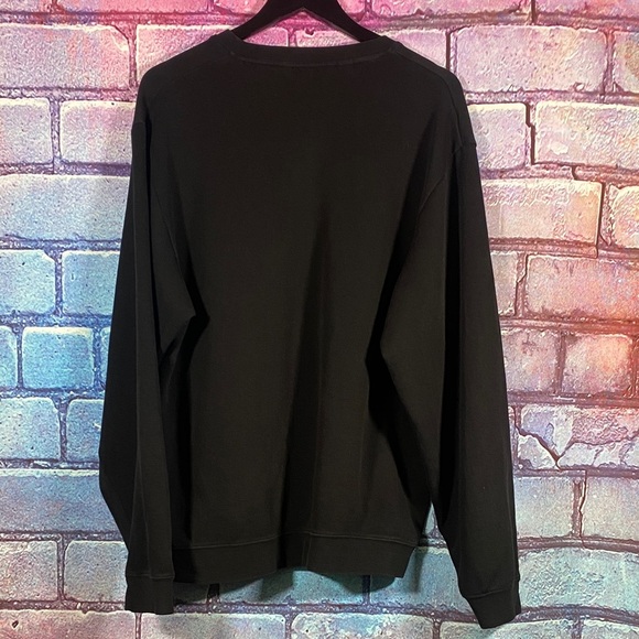 Cutter & Buck Joe Morgan Invitational V-Neck Pullover XL Black Pima Cotton Golf - Picture 6 of 11